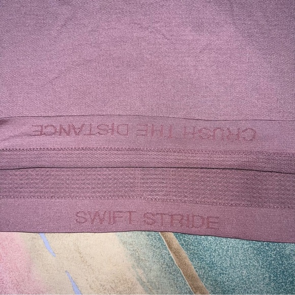 Lululemon Swiftly Tech Long Sleeve Crew Misty Merlot size 8 - Picture 6 of 9